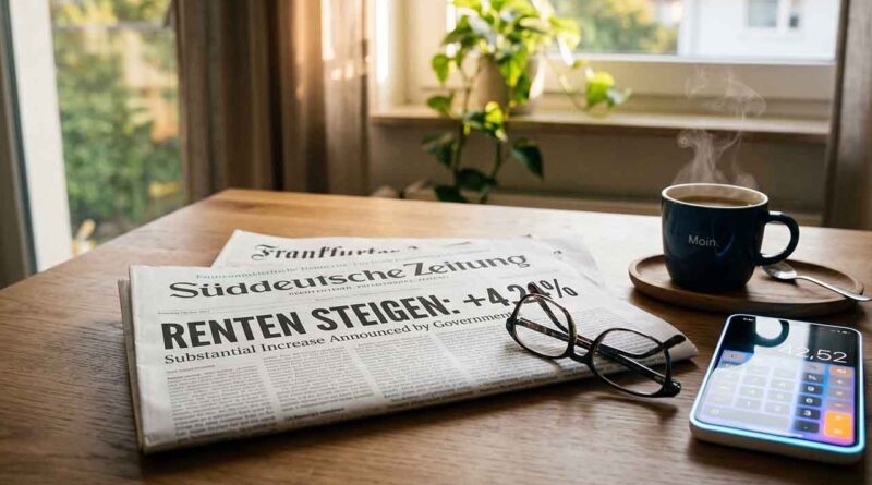 Historischer Geldsegen für Millionen: Gesetzliche Renten steigen ab Juli 2026 um 4,24 Prozent