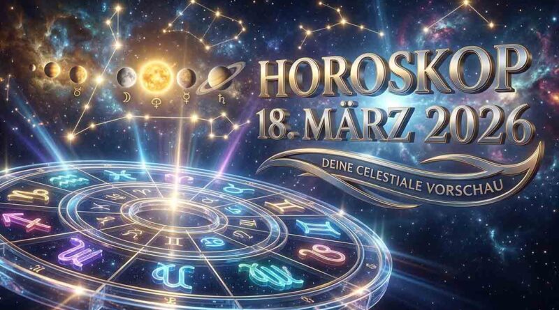 Umfassendes Tageshoroskop für den 18. März 2026: Kosmische Präzision und astrologische Dynamik