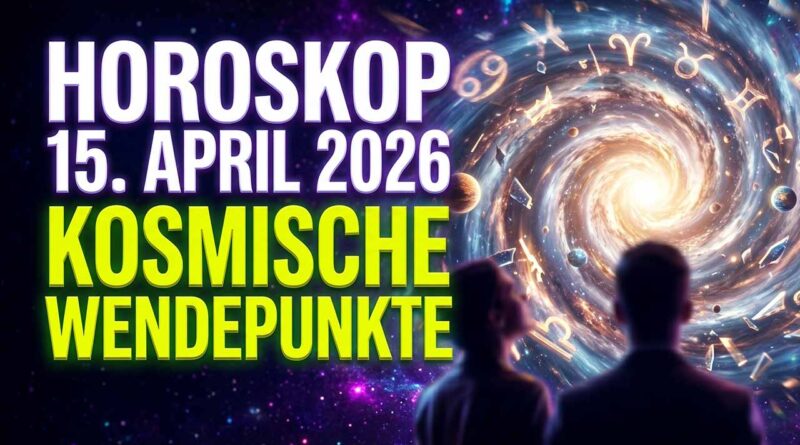 Kosmische Wendepunkte: Das große Tageshoroskop für den 15. April 2026